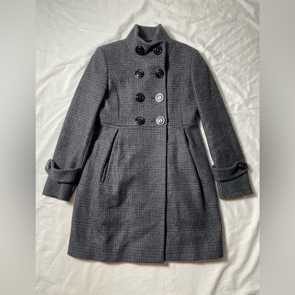 Cinzia Rocca Icons Jackets & Blazers - NWT Cinzia Rocca Wool Cashmere Gray Coat Womens size 6